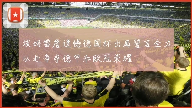 埃姆雷詹遗憾德国杯出局誓言全力以赴争夺德甲和欧冠荣耀